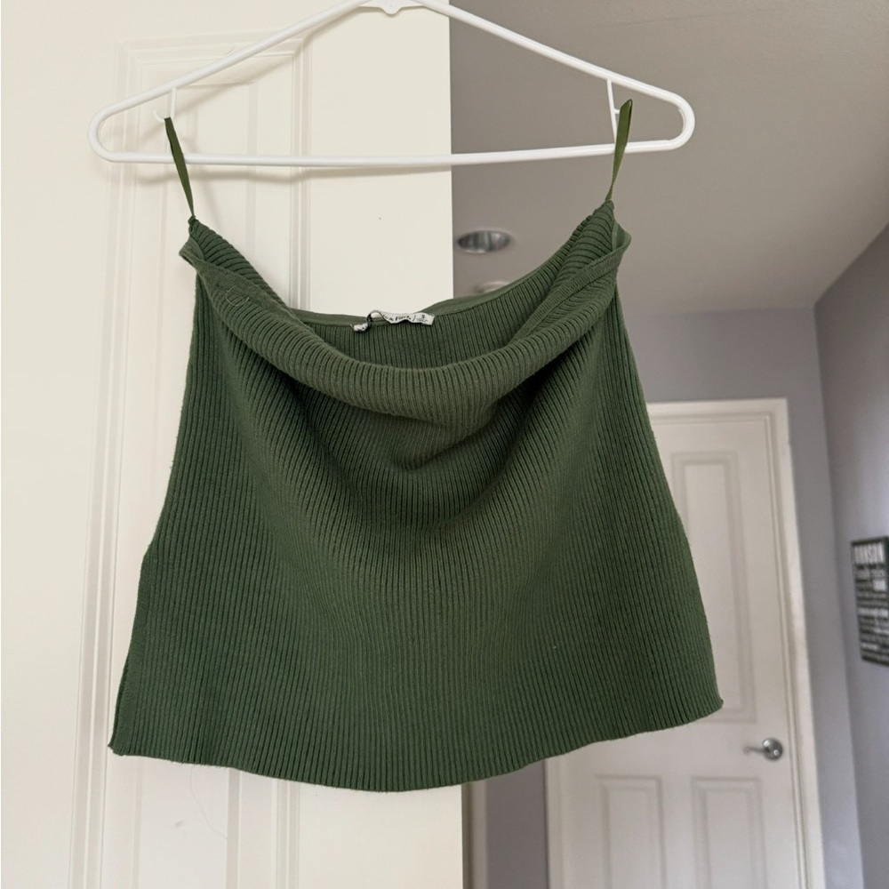 Abercrombie and Fitch green tube top SZ Small